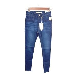 Maurices KanCan Mid Rise Skinny Dark Wash Stretch Denim Jeans Women's 23 New